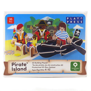 PlayPress Pirate Island Eco-Friendly Play Set