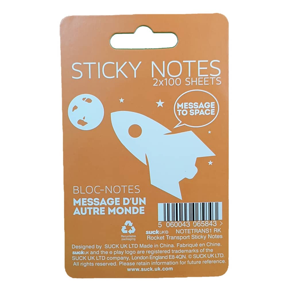 Rocket Sticky Note Rocket Sticky Notes & Page Markers – Simply The Best Toys and Gifts