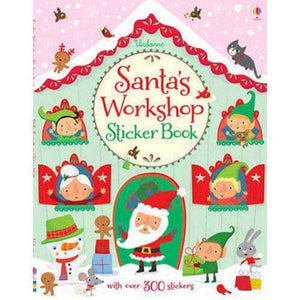 Santa's Workshop Sticker Book - Usborne