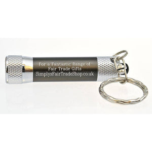 Simply The Best Keyring Torch - Grey