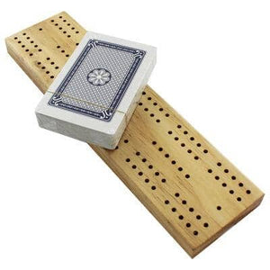 Traditional Wooden Pocket Cribbage Game
