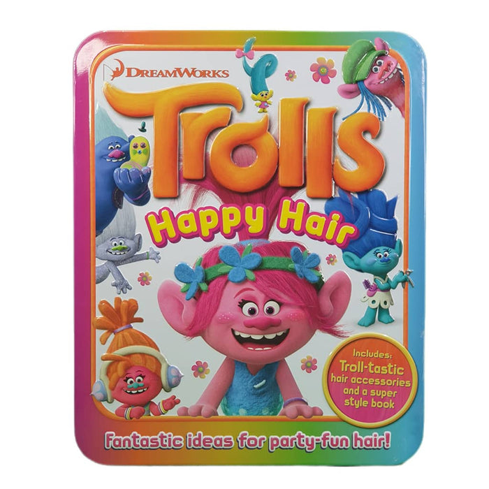 Trolls Happy Hair Activity Tin (With Book) (WSL)