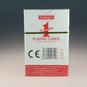 Waddingtons Number 1 Playing Cards (Red)