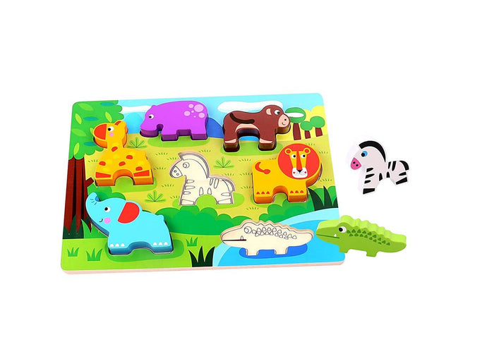 Wooden Animal Chunky Puzzle