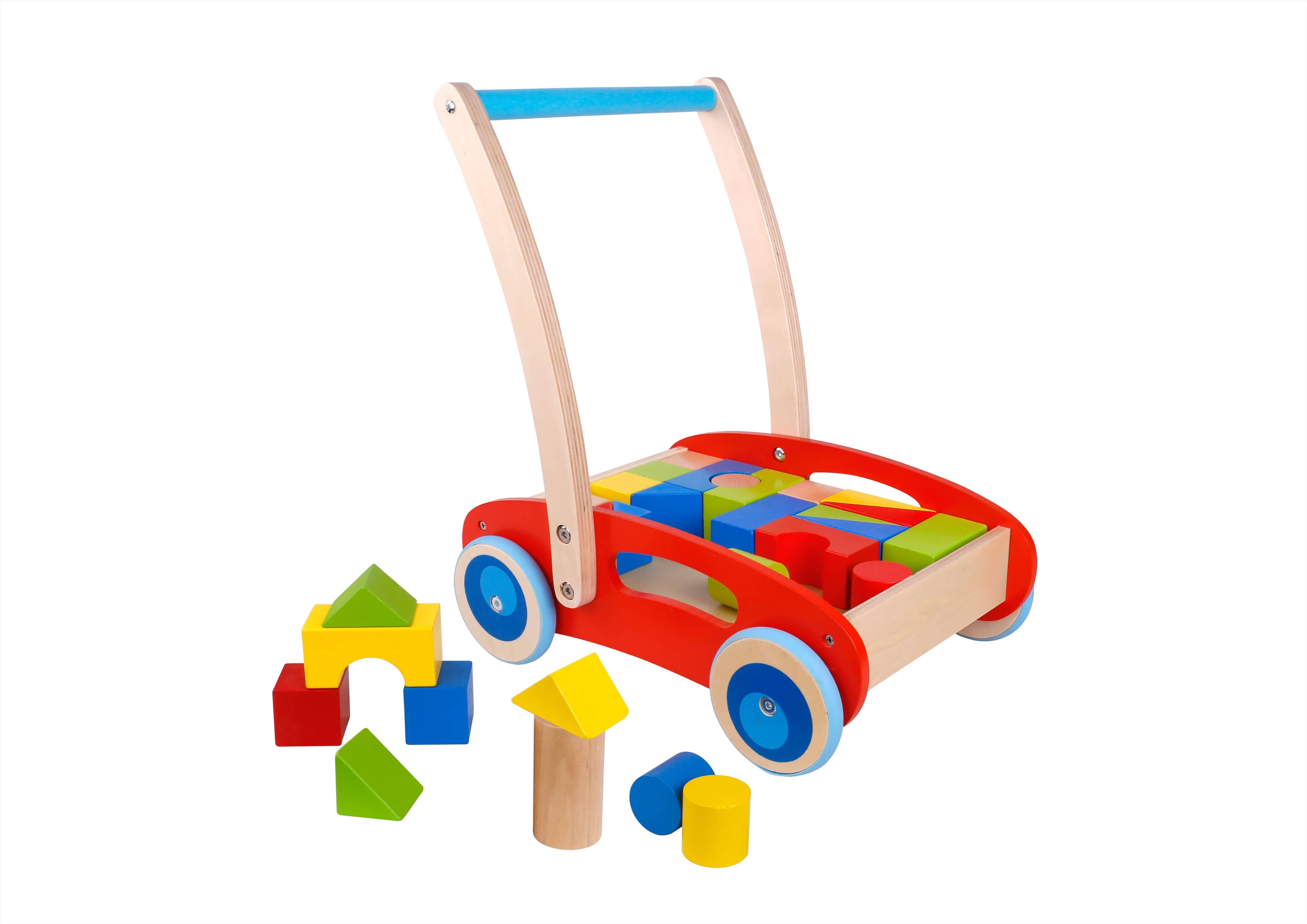 Baby walker hot sale with bricks